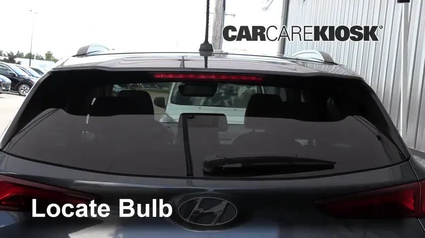 2018 Hyundai Kona Ultimate 1.6L 4 Cyl. Turbo Lights Center Brake Light (replace bulb)